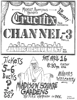 Crucifix, Channel 3, and Junior Achievement