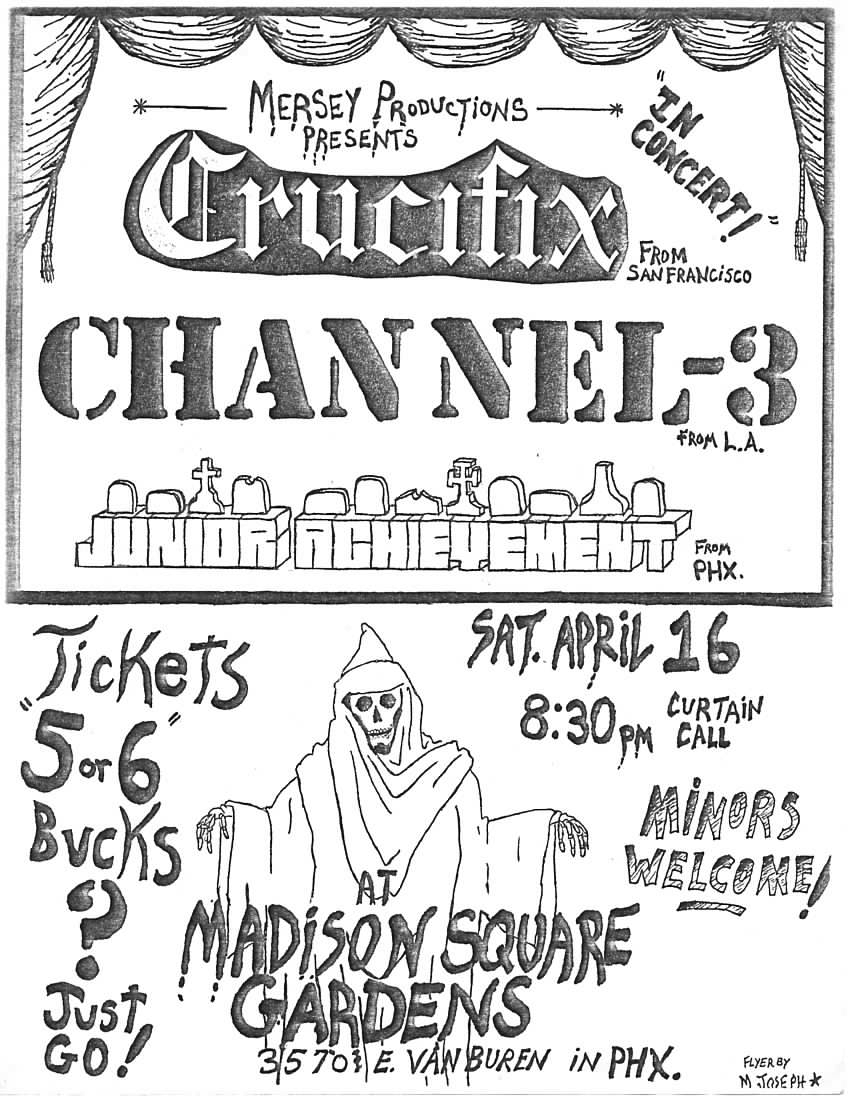 Crucifix, Channel 3, and Junior Achievement